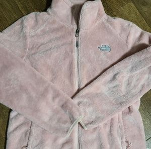 Pink Northface zip medium